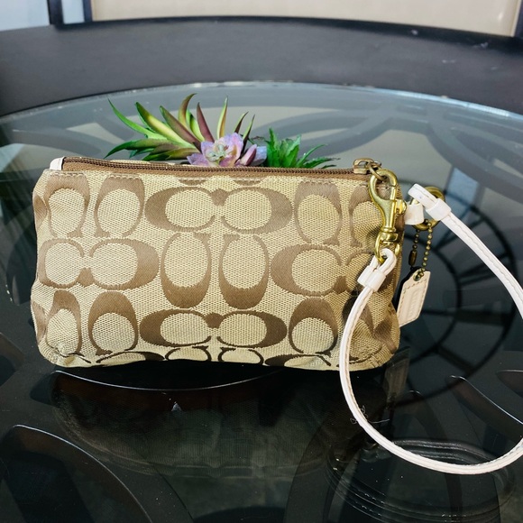 Coach Legacy Signature Flap Gigi Wristlet Bag Y2K 90s - Picture 3 of 7